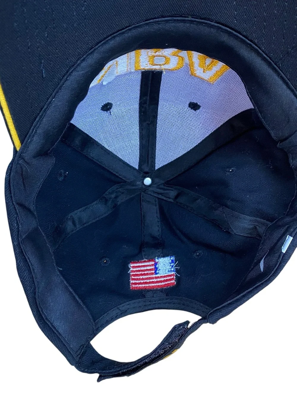 NRA National Rifle Association Embroidered Logo Black Cap with Gold Lettering